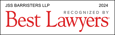 JSS Barristers recognized in the 2024 Edition of "The Best Lawyers in Canada" and "Best Lawyers - Ones to Watch in Canada