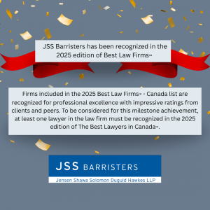 JSS Barristers Ranked by Best Law Firms™ - Canada in 2025