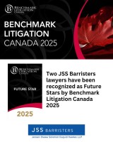 David J. Marshall and Cassandra Sutter have been recognized as Future Stars by Benchmark Litigation Canada 2025