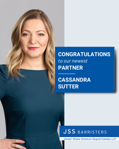 Cassandra Sutter Becomes Firm’s Newest Partner