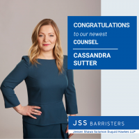 Cassandra Sutter becomes Firm's Newest Counsel