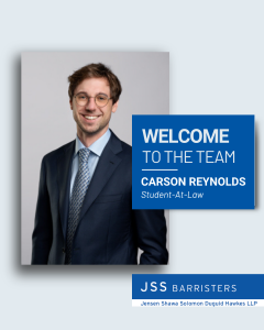 Welcome to the Team, Carson Reynolds