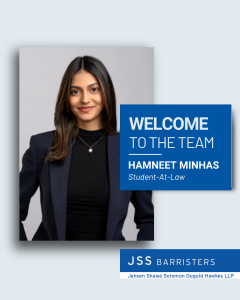 Welcome to the Team, Hamneet Minhas