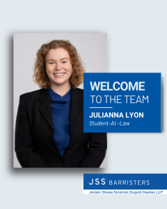 Welcome to the Team, Julianna Lyon