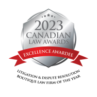Canadian Law Awards, Lexpert: JSS Barristers awarded Excellence Awardee: Litigation & Dispute Resolution Boutique Firm of the Year 2023
