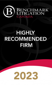 Benchmark Litigation - JSS Barristers Earns 12th Consecutive Year on Highly Recommended List